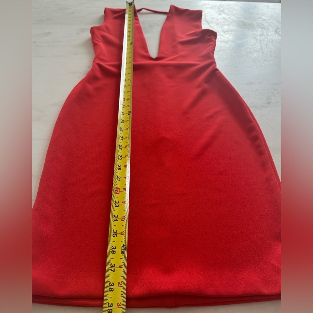 Solace London Red Backless Dress Size 6 - Picture 5 of 9